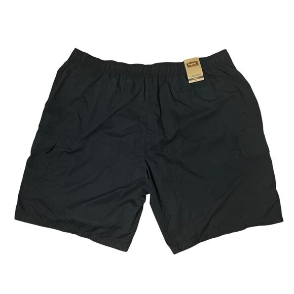 The Foundry Swim Trunks Mens 2XL Black 11” Inseam Mesh Lined Polyester Cargo - Picture 9 of 10